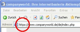 Check to the Internet address Check to the Internet address